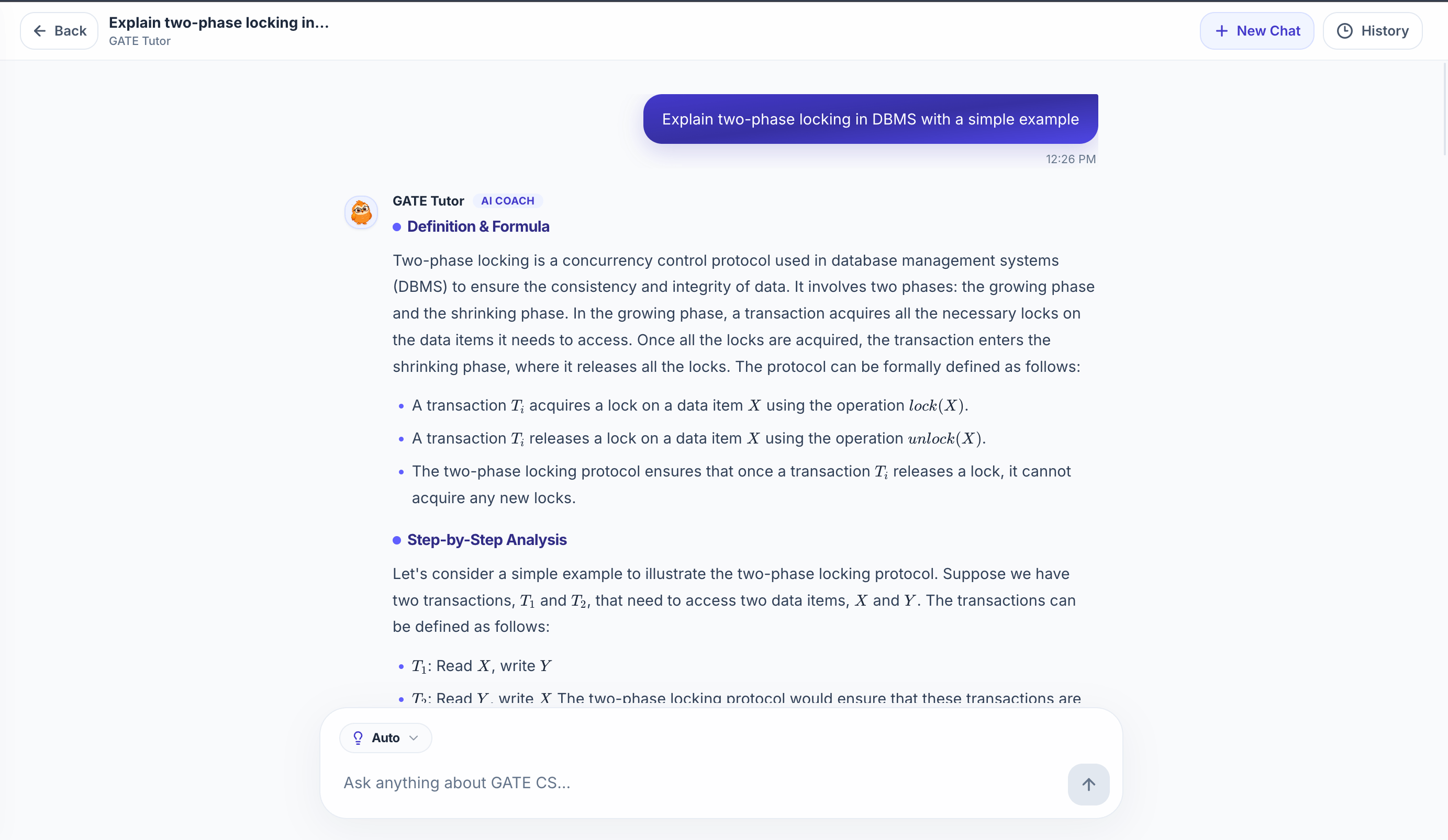GATE CS AI Tutor answering concept questions